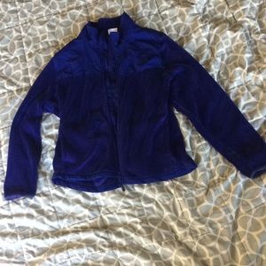 Royal Blue Danskin Now Fleece jacket